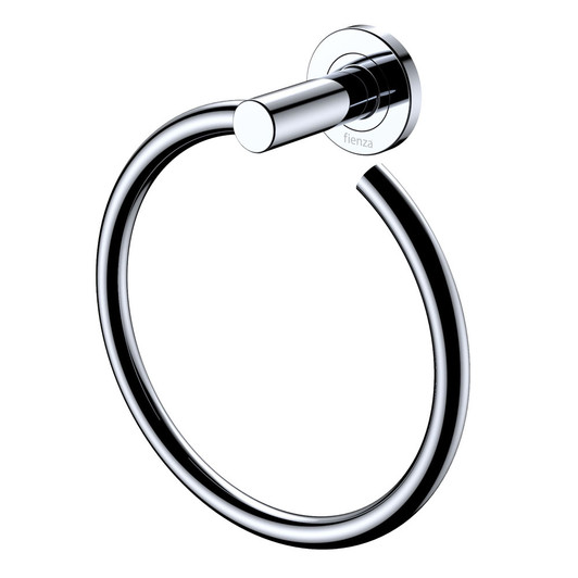 Chrome round towel ring