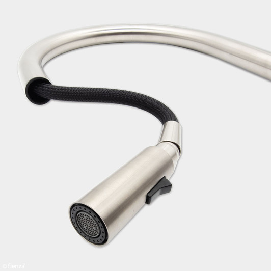 Pull out hose for kitchen sink mixer. Pull out hose for kitchen sink mixer.