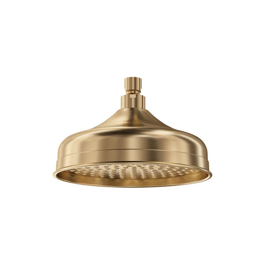 Urban brass round 208mm diameter shower head only