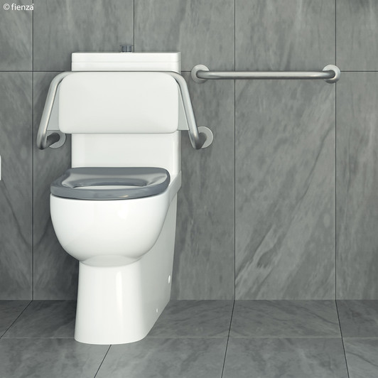 Stainless steel round grab rail. Stainless steel round grab rail.