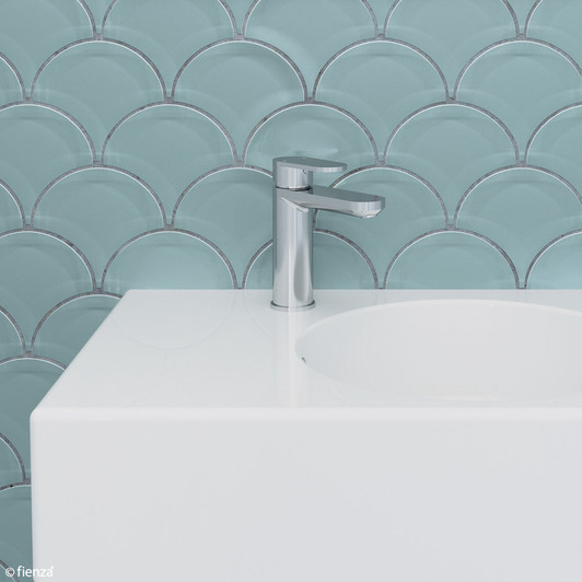 Live shot of the  Empire Basin Mixer. Chrome oval basin mixer with a flat oval handle. Pictured on a white molded basin Live shot of the  Empire Basin Mixer. Chrome oval basin mixer with a flat oval handle. Pictured on a white molded basin