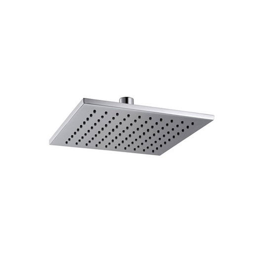200mm chrome square overhead rain shower (head only)