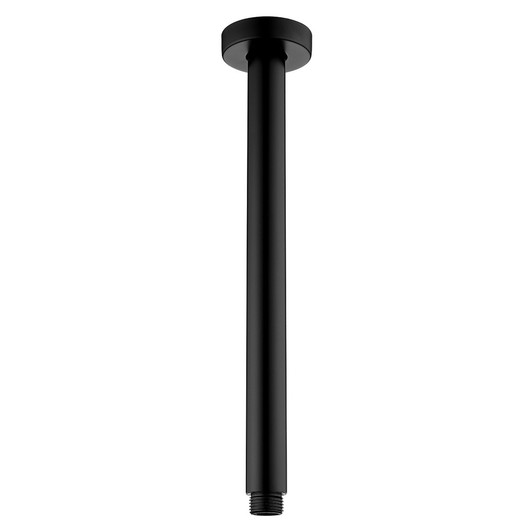 Round 300mm or 450mm Shower Dropper Matte Black
