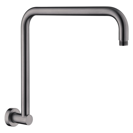 Round Gooseneck Shower Arm Gun Metal