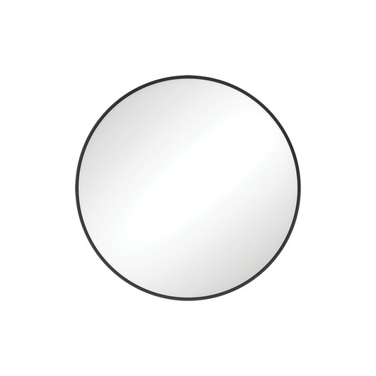 REBA Round Framed Mirror 600mm Matte Black