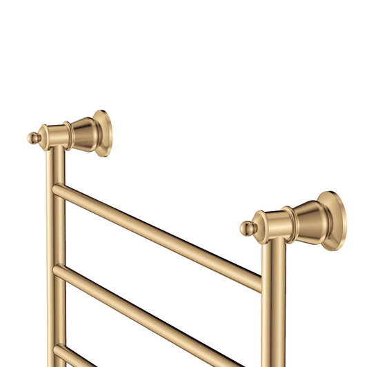 Lillian Heated Towel Rail, 600 x 458mm, Modern vintage design Urban Brass