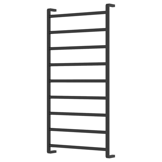 Koko Heated Towel Rail, 600 x 1200mm, Matte Black Koko Heated Towel Rail, 600 x 1200mm, Matte Black