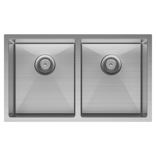 Hana 27L/27L Double Kitchen Sink, Stainless Steel Hana 27L/27L Double Kitchen Sink, Stainless Steel