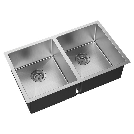 Hana 27L/27L Double Kitchen Sink, Stainless Steel Hana 27L/27L Double Kitchen Sink, Stainless Steel
