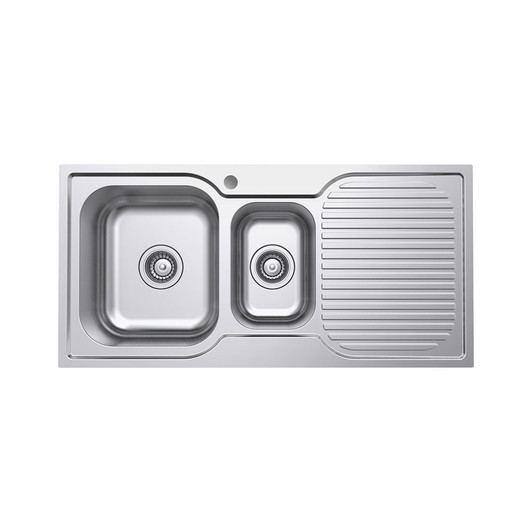 Tiva 980 1.5 Kitchen Sink with Drainer, Left Bowl Tiva 980 1.5 Kitchen Sink with Drainer, Left Bowl