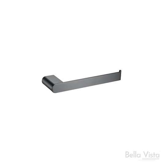 Pradus - 'Curved' Hand Towel Holder Gun metal