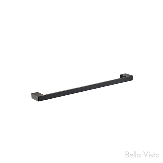 'Milos' - Single Towel Rail- Pradus Matte Black 'Milos' - Single Towel Rail- Pradus Matte Black