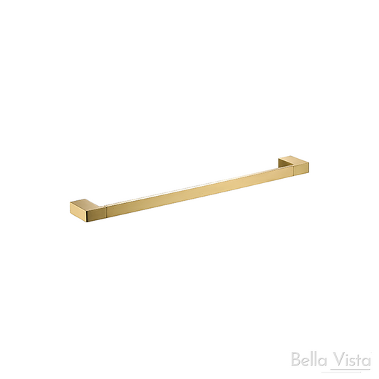'Milos' - Single Towel Rail- Pradus Brushed Gold 'Milos' - Single Towel Rail- Pradus Brushed Gold