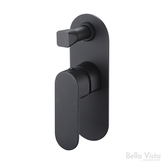 Mixer with Diverter - 'Supra' Matte Black