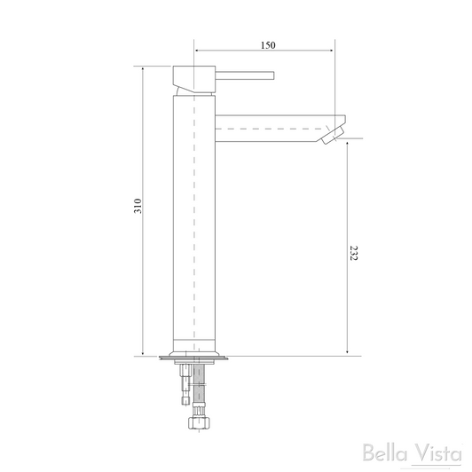 Specification Sheet for the Raco Basin Mixer by Bella Vista