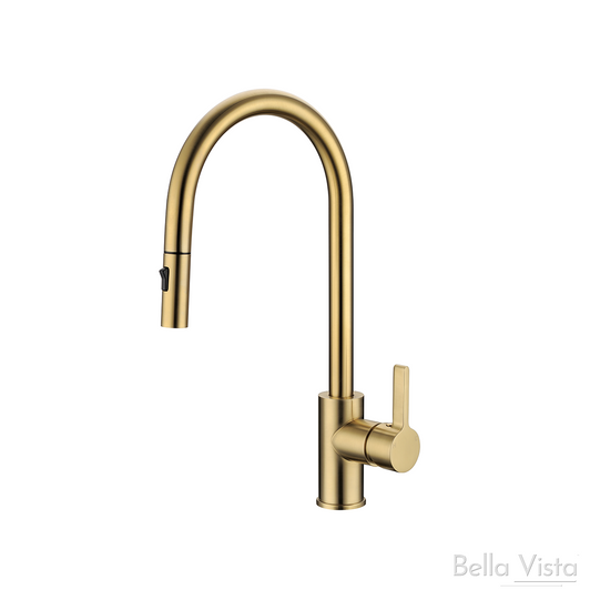 Sink Mixers - Valerie Brushed Gold Sink Mixers - Valerie Brushed Gold