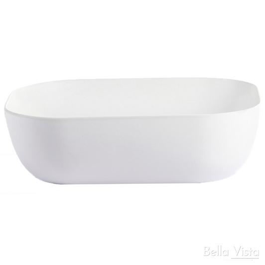 White Lina Ceramic Basin - 500x400x145mm White Lina Ceramic Basin - 500x400x145mm