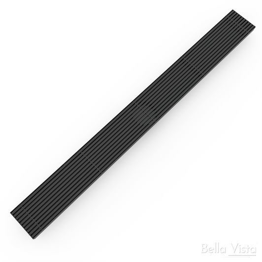 Builders Grate - CFG AU Pattern - 15mm Depth - Matte Black