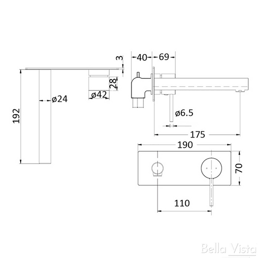 Size: 190mm x 175mm x 70mm
WELS Water rating – 5 Star
5 litres per minute
Registration Number: T31844