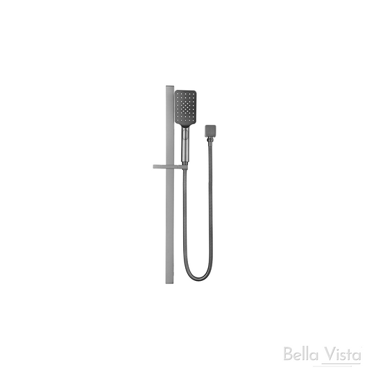 Gun Metal Square shower rail