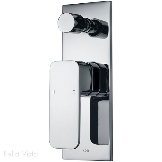 Chrome Seto Wall Mixer with Diverter