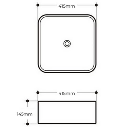 Specification sheet for the Sparrow above counter basin By PHC.