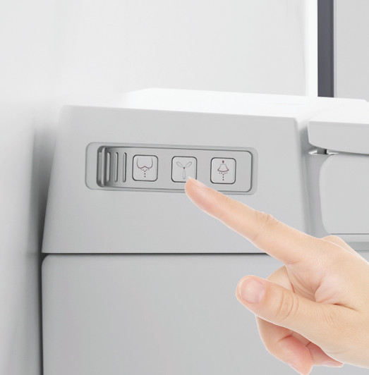 control panel of the side of the Sesto toilet