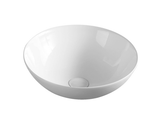 Argyle Matte White Basin, round above counter, product image Argyle Matte White Basin, round above counter, product image