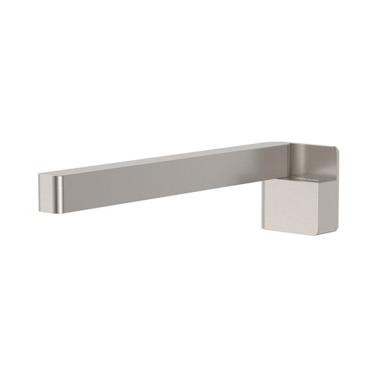 Tono Swivel Bath Outlet in brushed nickel view from the right hand side.
