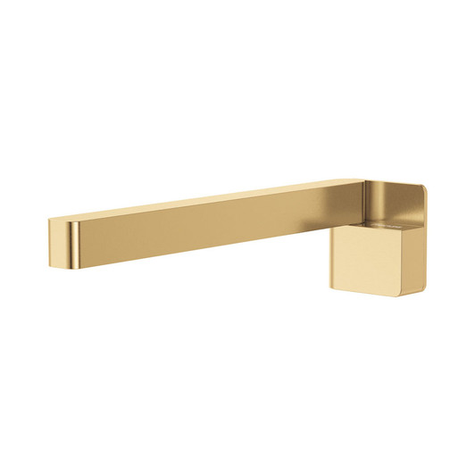 Tono Swivel Bath Outlet in urban brass view from the right hand side.