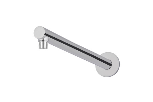 Round Wall Shower Arm 400mm in Chrome