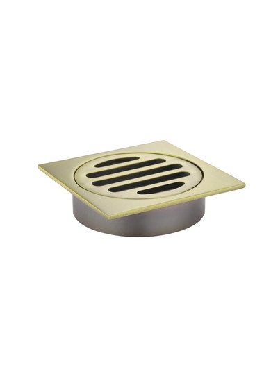 Tiger bronze Square Floor Grate Shower Drain 80mm outlet