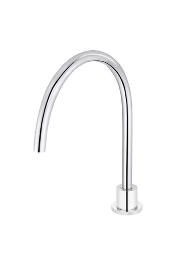Round High-Rise Swivel Hob Spout in Chrome