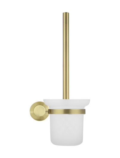 Tiger bronze Round Toilet Brush & Holder