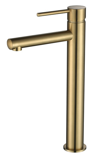 Brushed Bronze Star Mini High Rise Basin Mixer