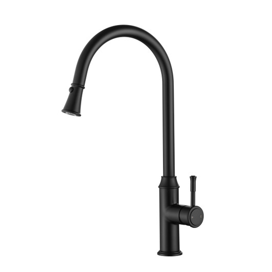 Matte black Montpellier Pull-Out Kitchen Mixer Matte black Montpellier Pull-Out Kitchen Mixer