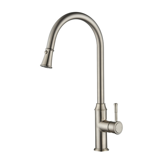 Brushed nickel Montpellier Pull-Out Kitchen Mixer Brushed nickel Montpellier Pull-Out Kitchen Mixer