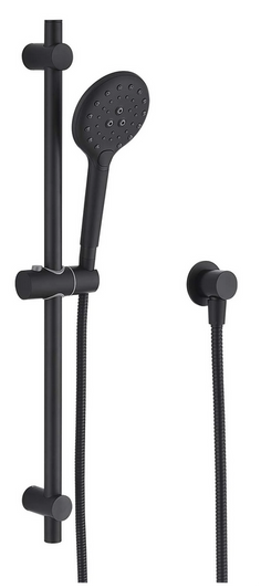 Ideal Hand Shower On Rail in matte black