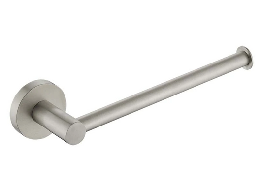 Ideal Hand Towel Rail in brushed nickel.