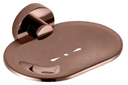 Ideal Soap Dish in rose gold.