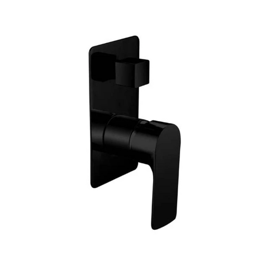 Sleek Wall Mixer With Diverter Matte Black Sleek Wall Mixer With Diverter Matte Black