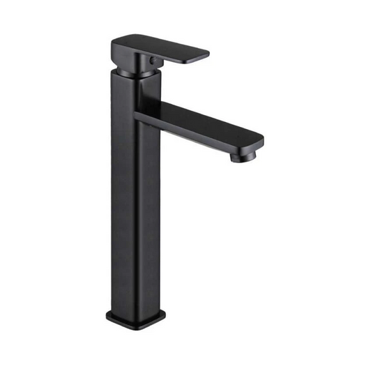 Elegant High Basin Mixer in matte black.