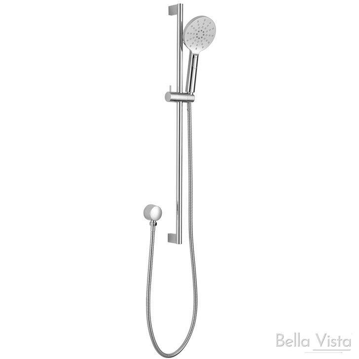 Shower Rail - Round Chrome