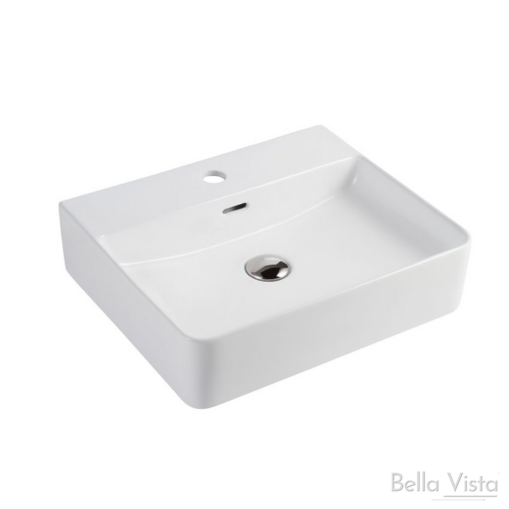 'Riva' Ceramic Basin - 420x420x130mm
white
