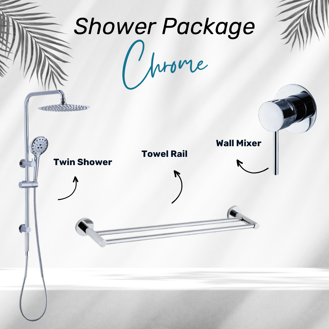 Chrome shower package.