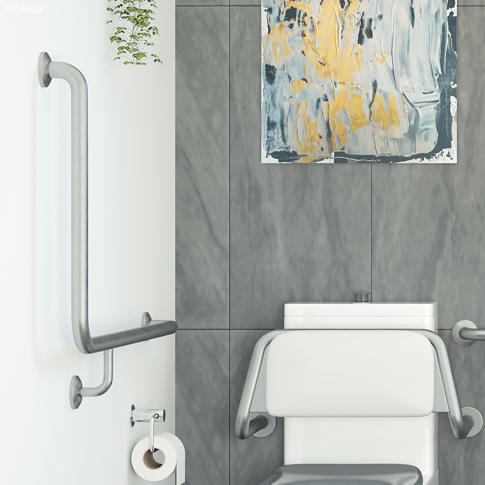 Care Accessible Right-Hand Grab Rail, 960 X 600mm
