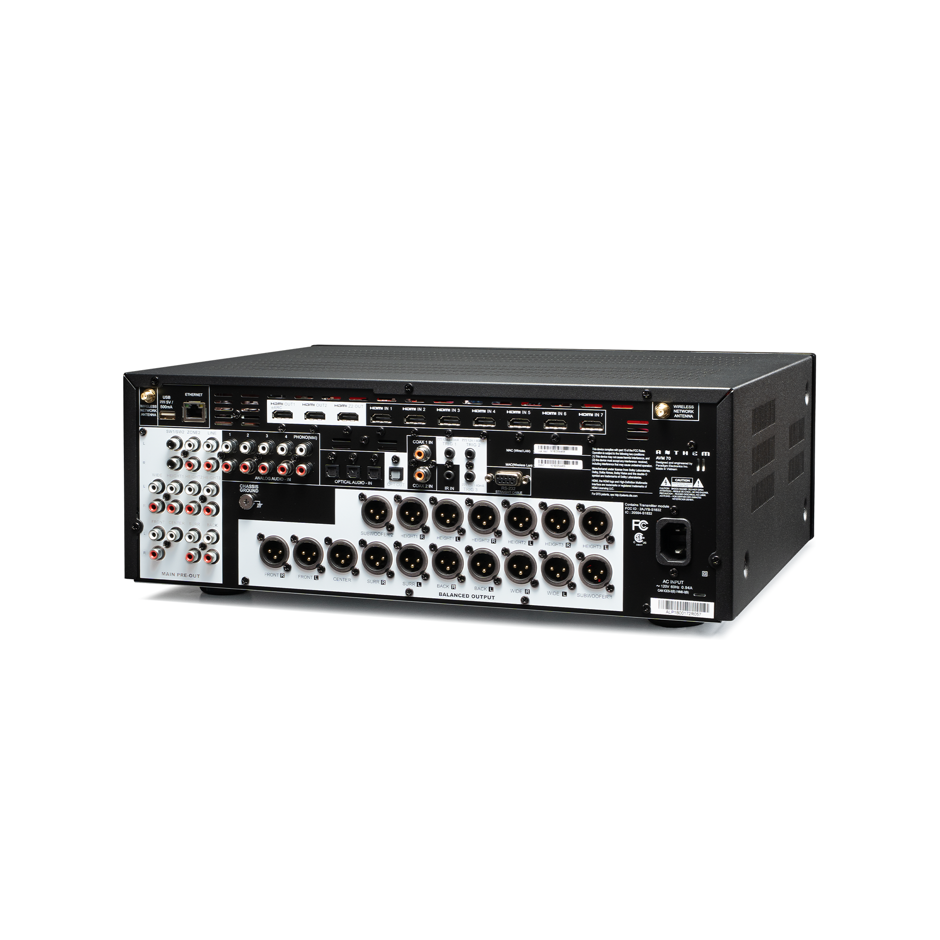 AVM 70 8K Rear Angle