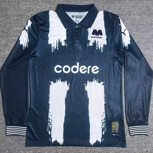 25/26 Monterrey Long Sleeve 80th Anniversary Kit Stadium Version