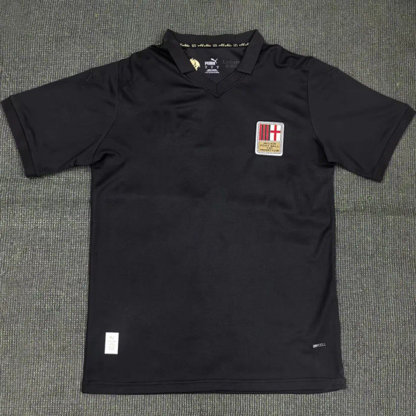 24/25 AC Milan 125th Year Black Kit Stadium Version