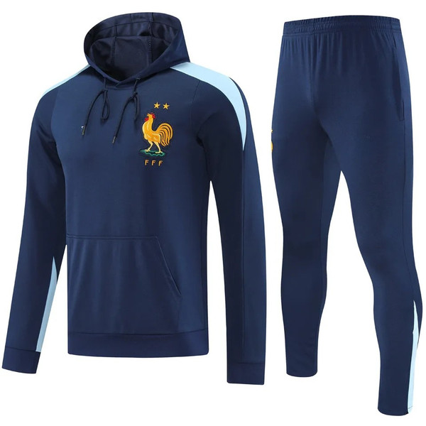 2025 France Navy Blue  Tracksuit